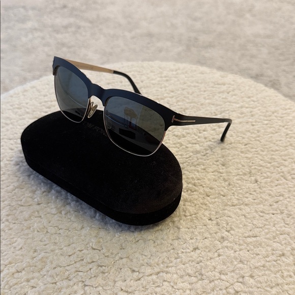 Tom Ford Black and Gold Sunglasses